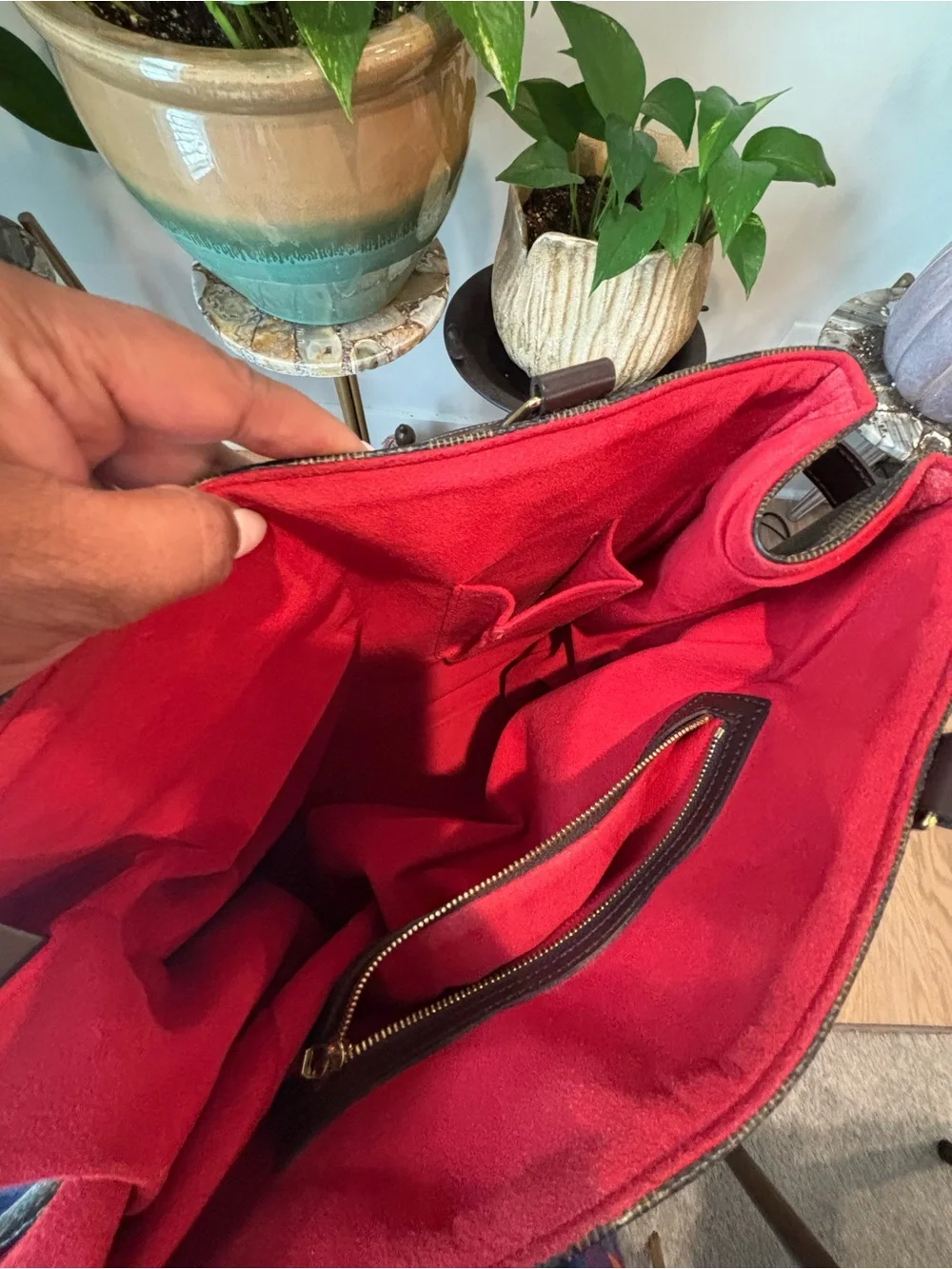 Vintage LOUIS VUITTON Ebene Canvas Tote